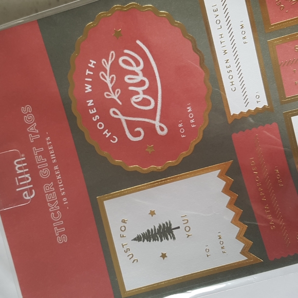 🎅🏼 100 Stickers Gift Tags (10 Sheets) - Picture 5 of 17